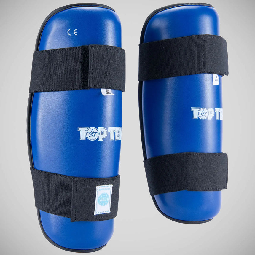 Blue Top Ten WAKO Shin Guards    at Bytomic Trade and Wholesale