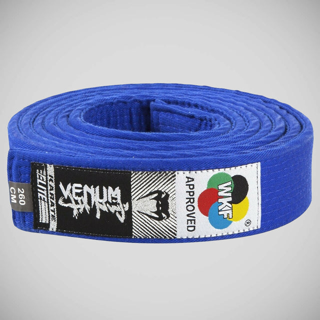 Blue Venum WKF Approved Karate Belt    at Bytomic Trade and Wholesale