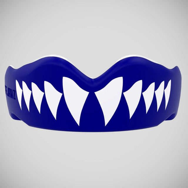 SafeJawz Extro Shark Mouth Guard Blue/White    at Bytomic Trade and Wholesale