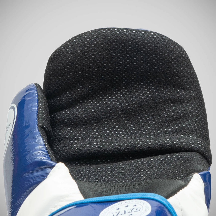 Blue/White Top Ten Glossy Block Pointfighter Gloves    at Bytomic Trade and Wholesale