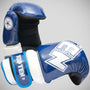 Blue/White Top Ten Glossy Block Pointfighter Gloves