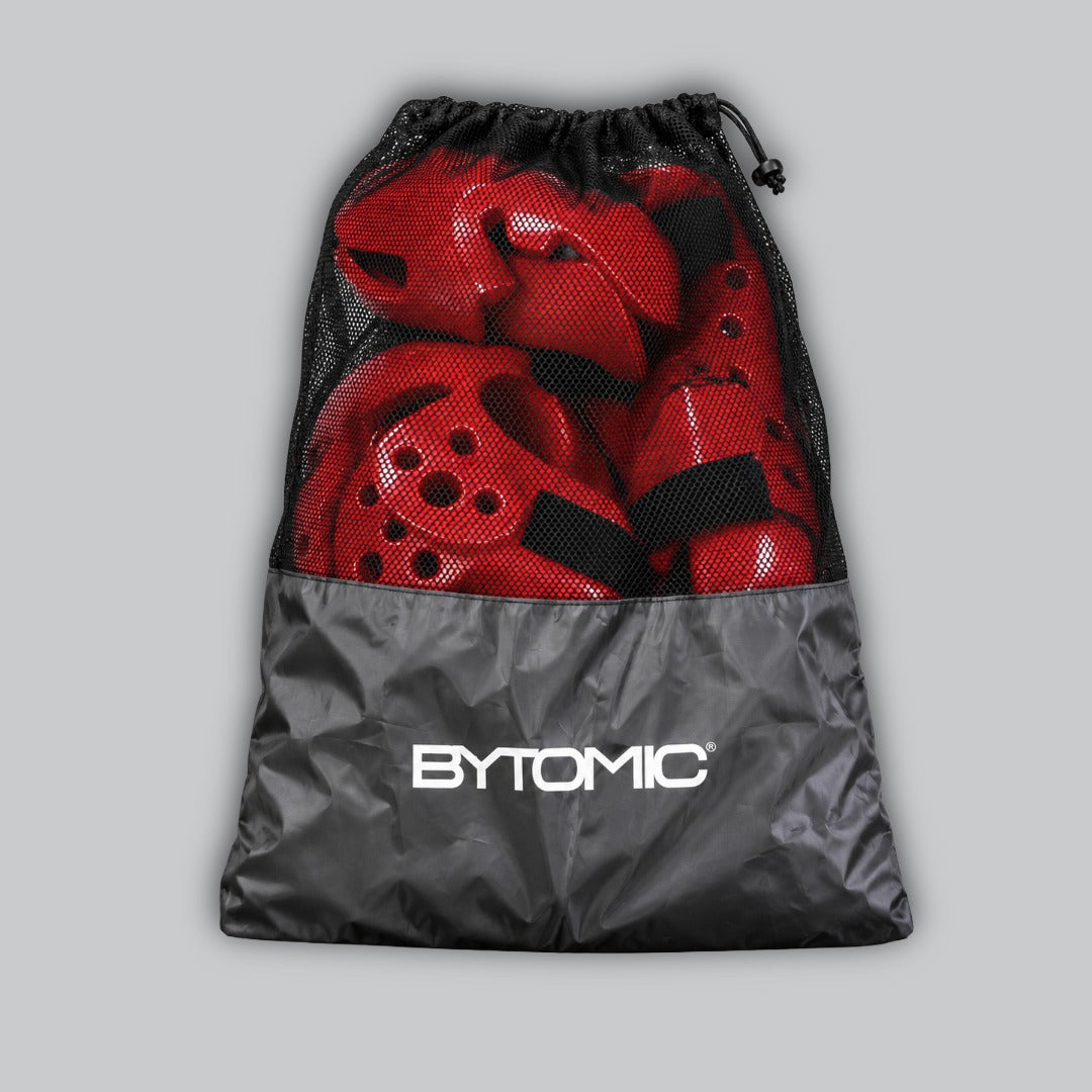Black/Red Bytomic Drawstring Equipment Bag