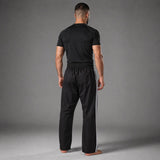 Bytomic Red Label Contact Pants with Stripe Black/White