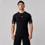 Fumetsu Competitor MK2 Short Sleeve Rash Guard Black/Black