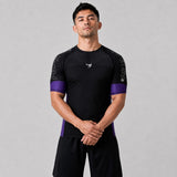 Fumetsu Competitor MK2 Short Sleeve Rash Guard Black/Purple