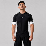 Fumetsu Competitor MK2 Short Sleeve Rash Guard Black/White