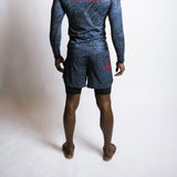 Fumetsu Dragon Slayer Dual Layer Shorts Blue/Black/Red at Bytomic Trade and Wholesale