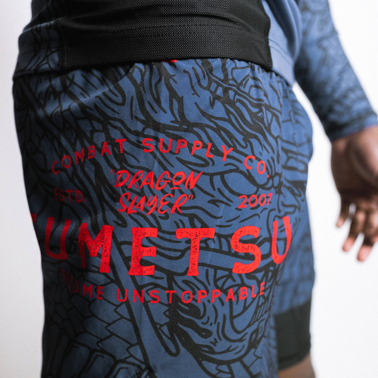 Fumetsu Dragon Slayer Dual Layer Shorts Blue/Black/Red at Bytomic Trade and Wholesale