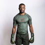 Fumetsu Dragon Slayer Short Sleeve Rash Guard Khaki/Orange