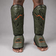 Fumetsu Dragon Slayer Shin Guards Khaki/Orange at Bytomic Trade & Wholesale 1
