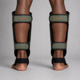 Fumetsu Dragon Slayer Shin Guards Khaki/Orange at Bytomic Trade & Wholesale 2