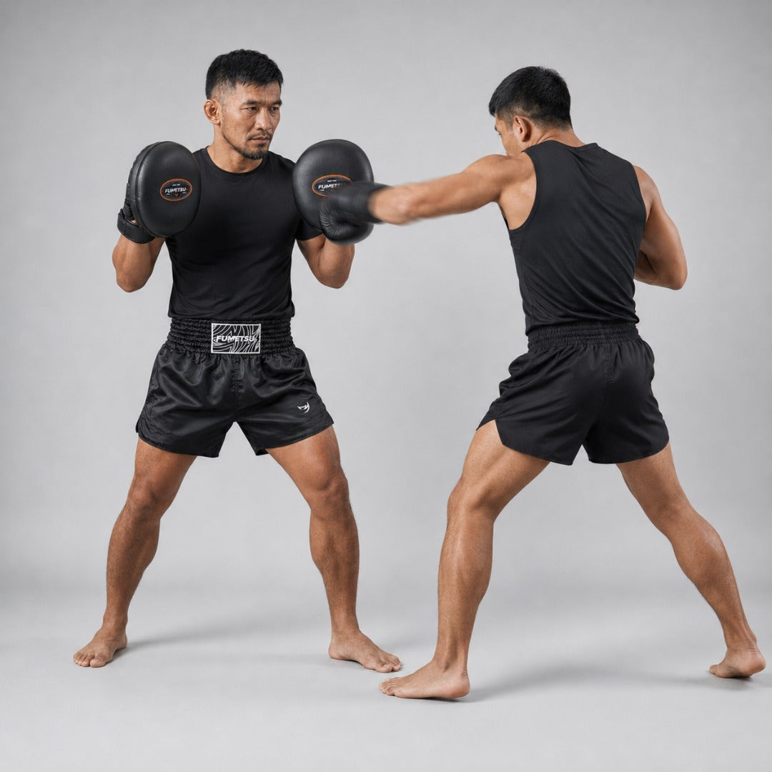 Fumetsu FMT1 Air Thai Focus Pads Black Lifestyle 3