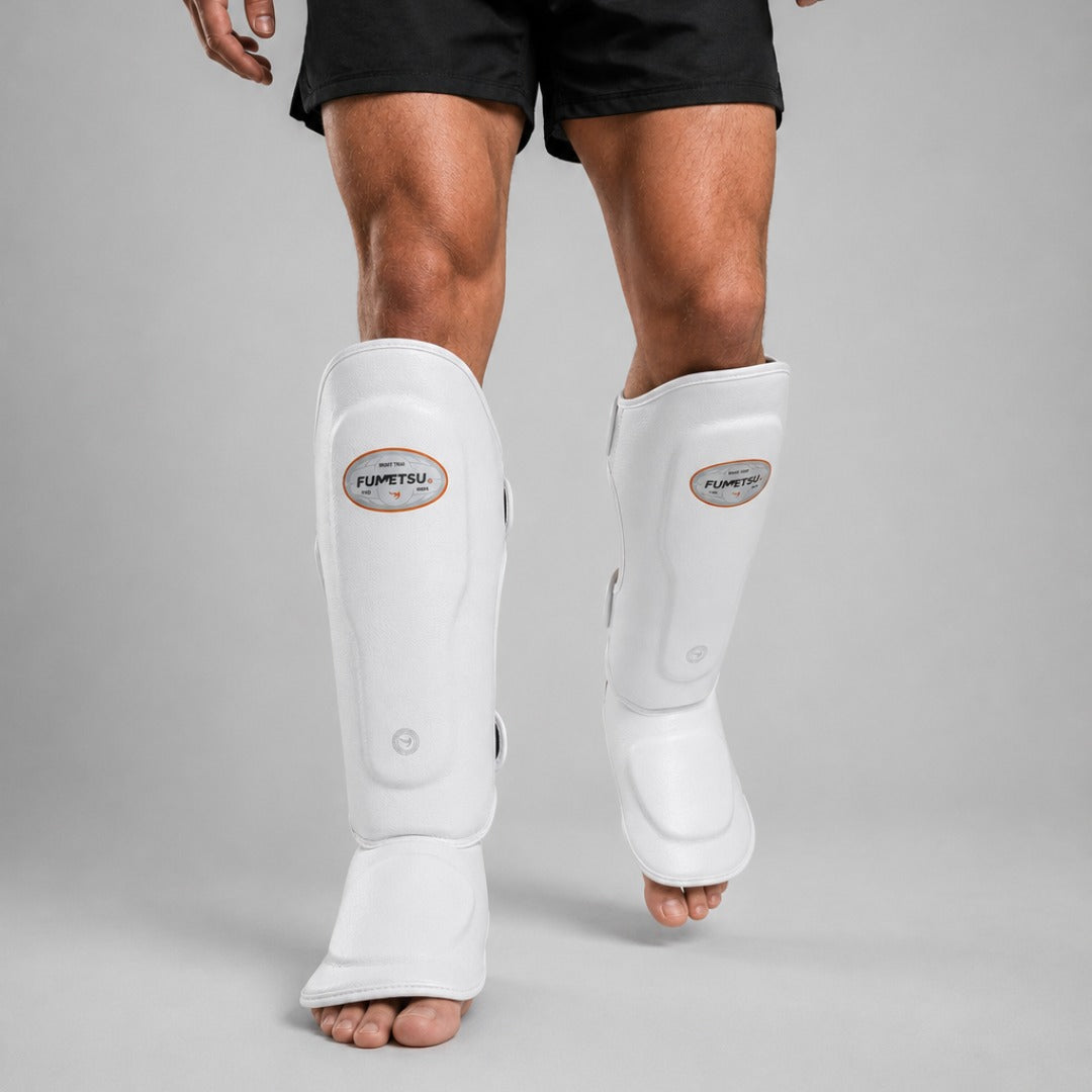 Fumestu FMT1 Thai Shin Guards White at Bytomic Trade 3