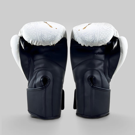 Fumetsu Dragon Slayer Boxing Gloves White/Black/Gold at Bytomic Trade and Wholesale