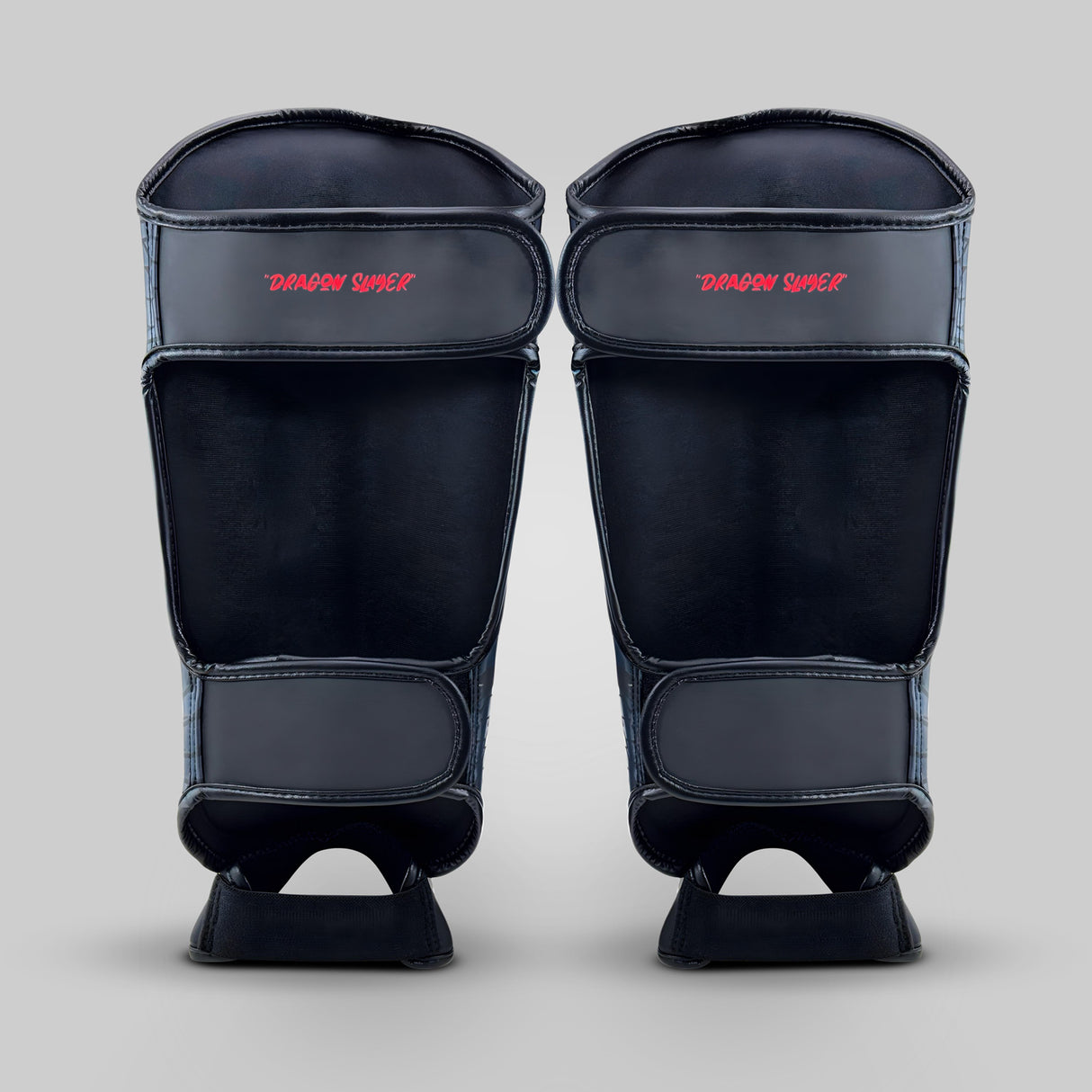 Fumetsu Dragon Slayer Shin Guards Blue/Black/Red at Bytomic Trade and Wholesale