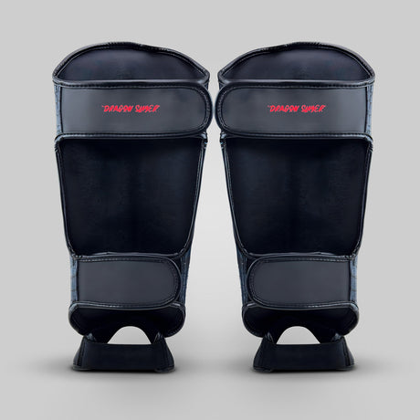 Fumetsu Dragon Slayer Shin Guards Blue/Black/Red at Bytomic Trade and Wholesale