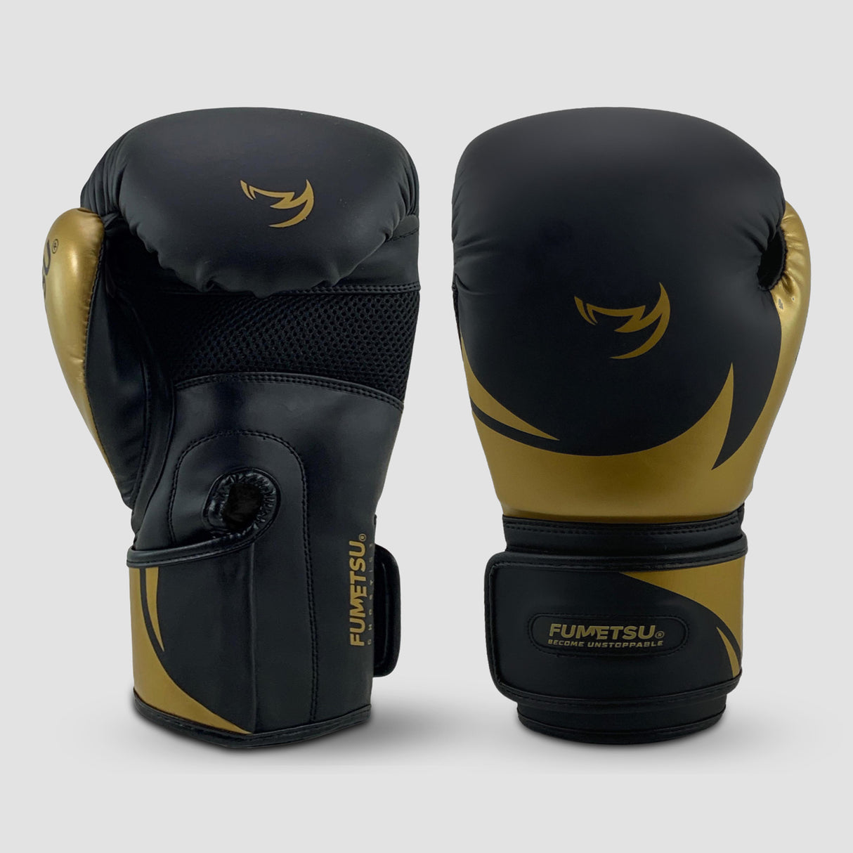 Fumetsu Ghost S3 Boxing Gloves Black/Gold at Bytomic Trade and Wholesale