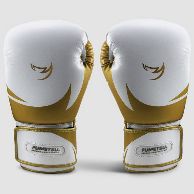 Fumetsu Ghost S3 Boxing Gloves White/Gold at Bytomic Trade and Wholesale