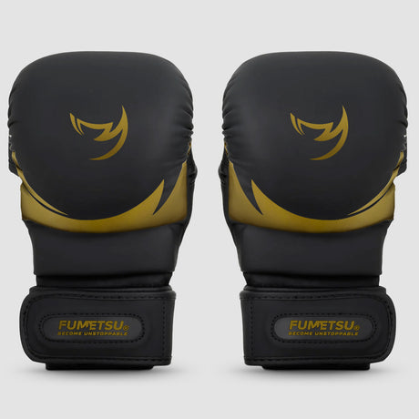 Fumetsu Ghost S3 MMA Sparring Gloves Black/Gold at Bytomic Trade and Wholesale