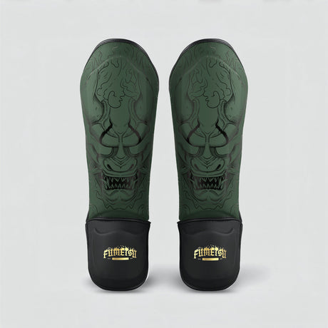Fumetsu Oni Shin Guards Khaki/Black/Gold at Bytomic Trade and Wholesale