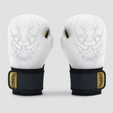 Fumetsu Oni Boxing Gloves White/Black/Gold at Bytomic Trade and Wholesale