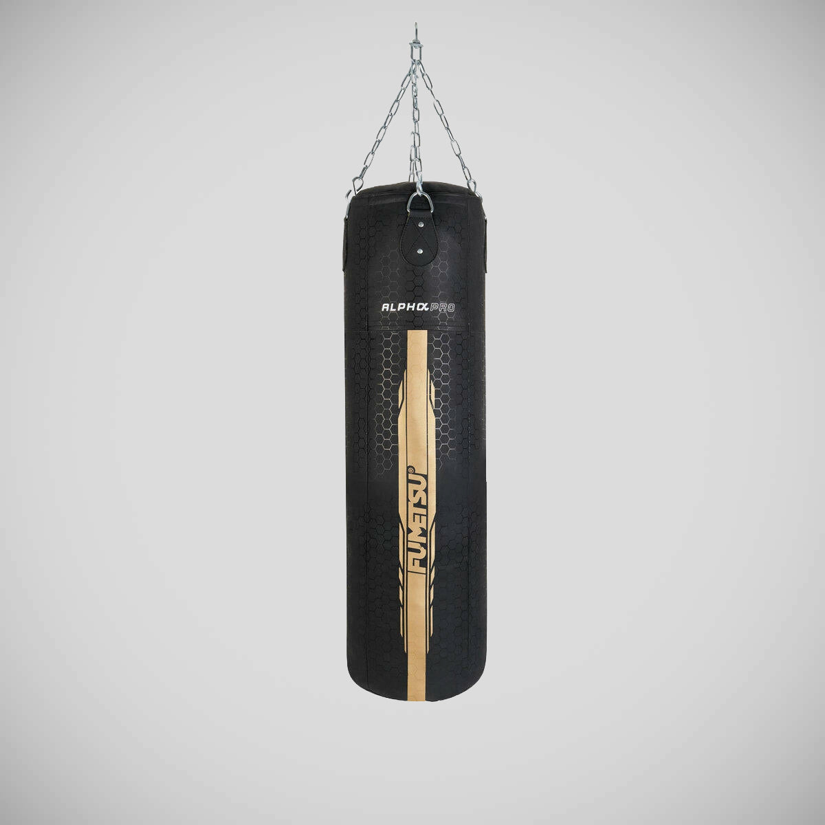 Fumetsu Alpha Pro 4ft Punch Bag Black/Gold    at Bytomic Trade and Wholesale