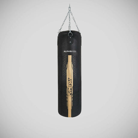 Fumetsu Alpha Pro 4ft Punch Bag Black/Gold    at Bytomic Trade and Wholesale