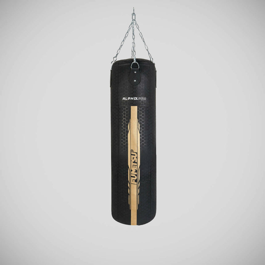 Fumetsu Alpha Pro 4ft Punch Bag Black/Gold    at Bytomic Trade and Wholesale