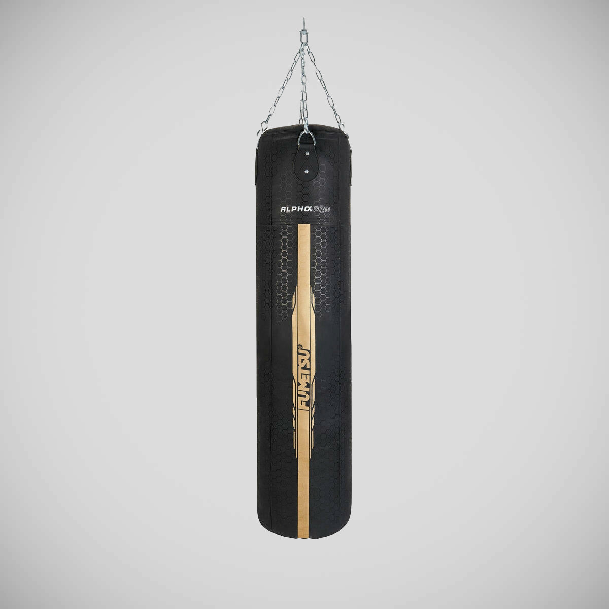 Fumetsu Alpha Pro 5ft Punch Bag Black/Gold    at Bytomic Trade and Wholesale