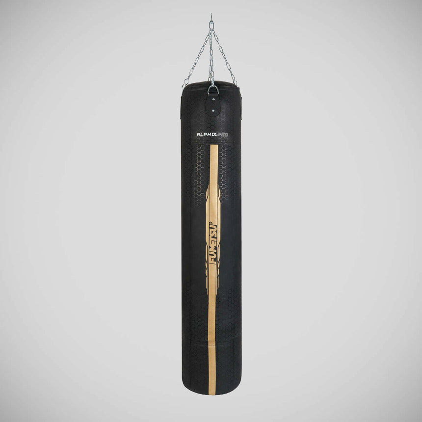 Fumetsu Alpha Pro 6ft Punch Bag Black/Gold    at Bytomic Trade and Wholesale