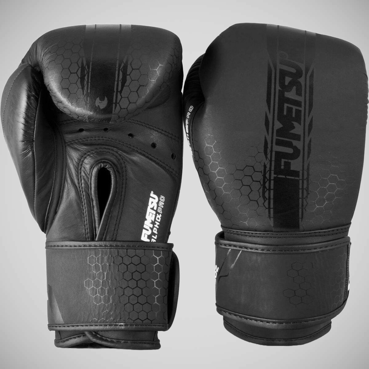 Fumetsu Alpha Pro Boxing Gloves Black/Black    at Bytomic Trade and Wholesale