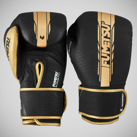 Fumetsu Alpha Pro Boxing Gloves Black/Gold    at Bytomic Trade and Wholesale