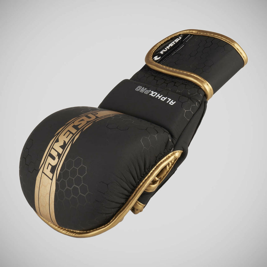 Fumetsu Alpha Pro MMA Sparring Gloves Black/Gold    at Bytomic Trade and Wholesale