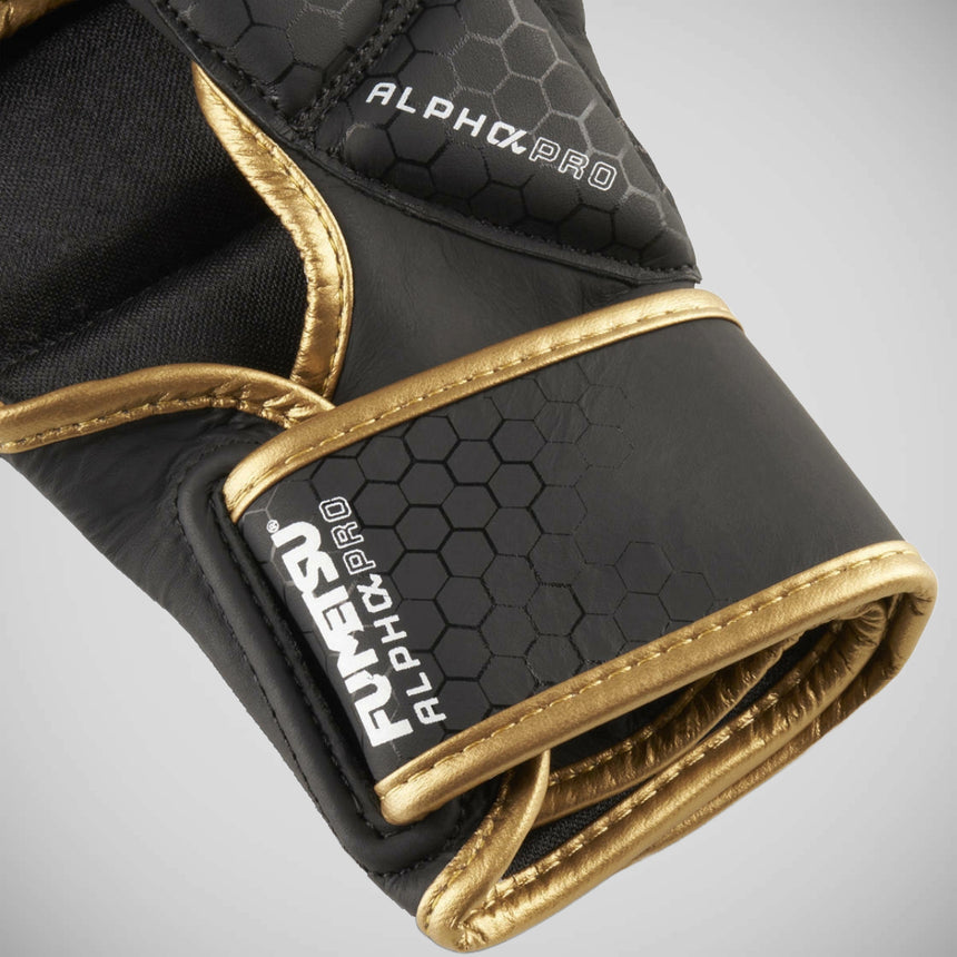 Fumetsu Alpha Pro MMA Sparring Gloves Black/Gold    at Bytomic Trade and Wholesale