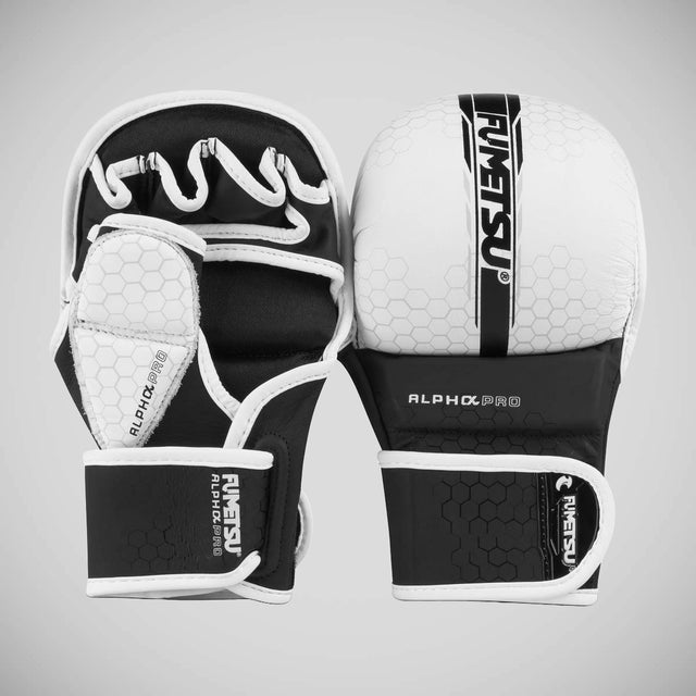 Fumetsu Alpha Pro MMA Sparring Gloves White/Black    at Bytomic Trade and Wholesale