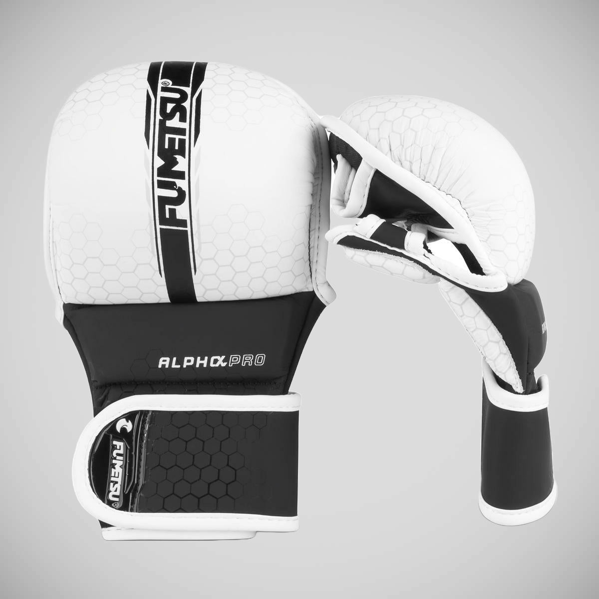 Fumetsu Alpha Pro MMA Sparring Gloves White/Black    at Bytomic Trade and Wholesale