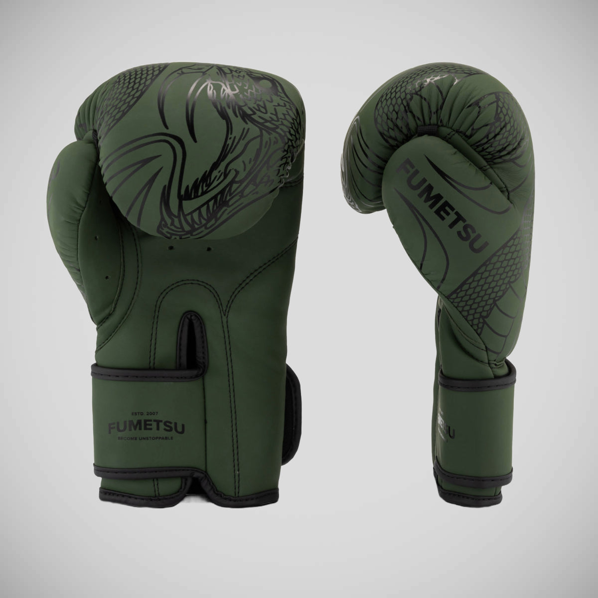 Fumetsu Anaconda Boxing Gloves Khaki/Black    at Bytomic Trade and Wholesale