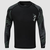 Fumetsu Anaconda Long Sleeve Rash Guard Black/Khaki    at Bytomic Trade and Wholesale