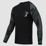 Fumetsu Anaconda Long Sleeve Rash Guard Black/Khaki    at Bytomic Trade and Wholesale