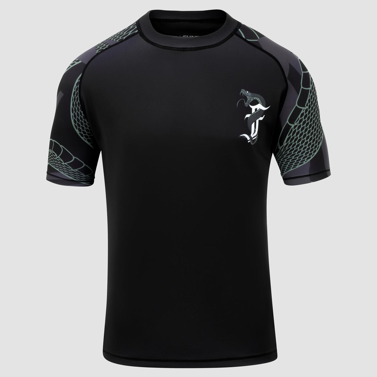 Fumetsu Anaconda Short Sleeve Rash Guard Black/Khaki    at Bytomic Trade and Wholesale