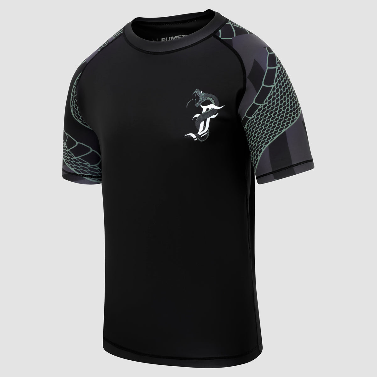 Fumetsu Anaconda Short Sleeve Rash Guard Black/Khaki    at Bytomic Trade and Wholesale