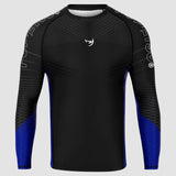 Fumetsu Competitor MK2 Long Sleeve Rash Guard Black/Blue    at Bytomic Trade and Wholesale