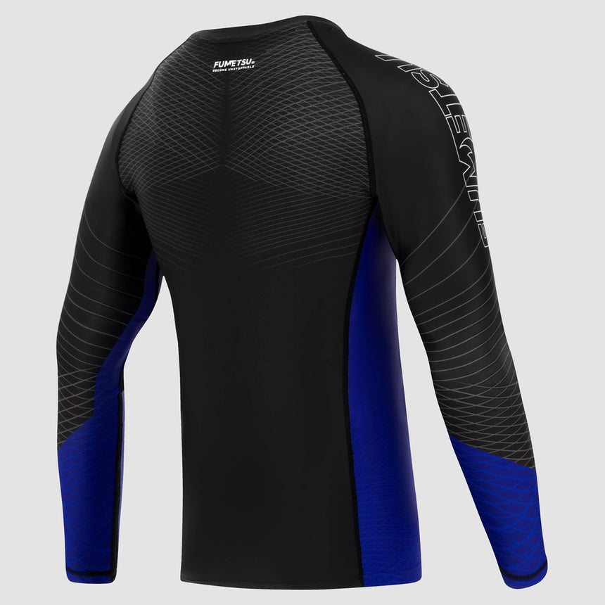 Fumetsu Competitor MK2 Long Sleeve Rash Guard Black/Blue    at Bytomic Trade and Wholesale