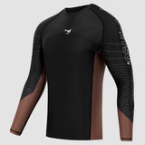 Fumetsu Competitor MK2 Long Sleeve Rash Guard Black/Brown    at Bytomic Trade and Wholesale