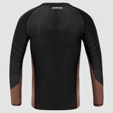 Fumetsu Competitor MK2 Long Sleeve Rash Guard Black/Brown    at Bytomic Trade and Wholesale