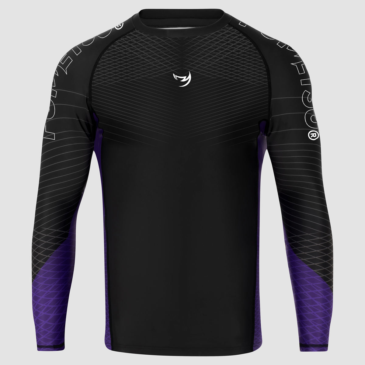 Fumetsu Competitor MK2 Long Sleeve Rash Guard Black/Purple    at Bytomic Trade and Wholesale