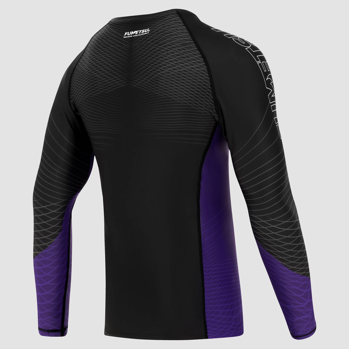 Fumetsu Competitor MK2 Long Sleeve Rash Guard Black/Purple    at Bytomic Trade and Wholesale