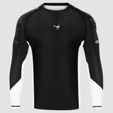 Fumetsu Competitor MK2 Long Sleeve Rash Guard Black/White    at Bytomic Trade and Wholesale