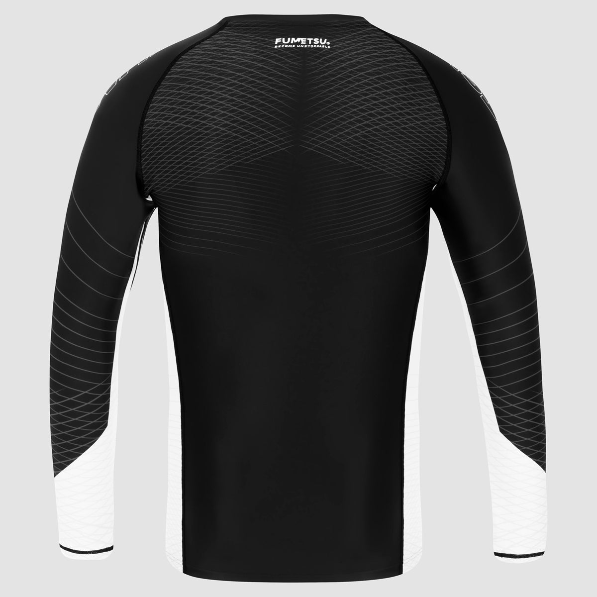 Fumetsu Competitor MK2 Long Sleeve Rash Guard Black/White    at Bytomic Trade and Wholesale