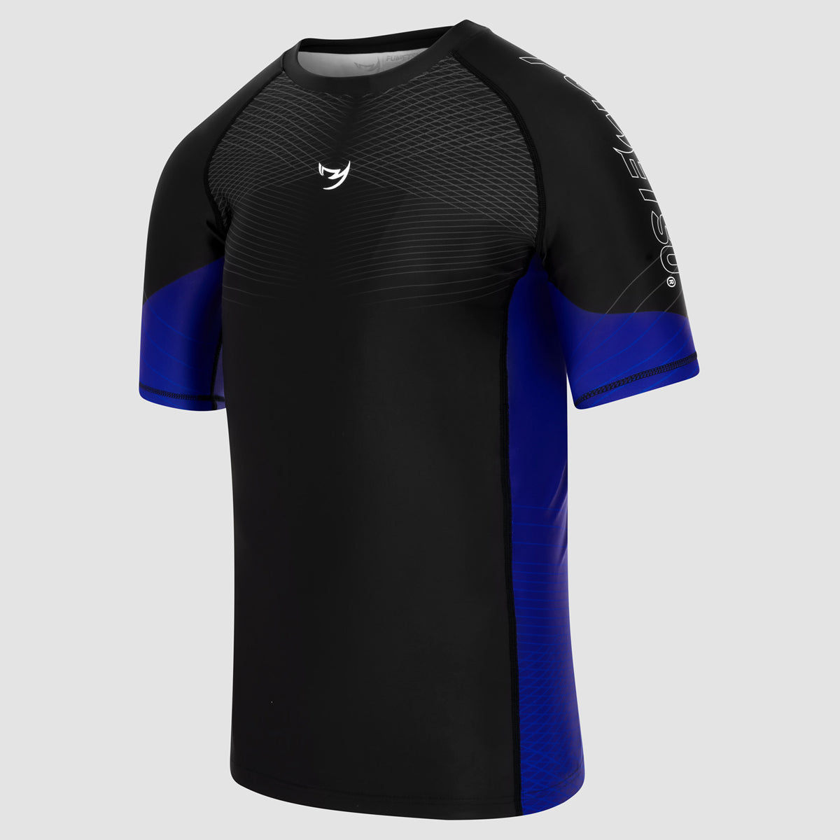 Fumetsu Competitor MK2 Short Sleeve Rash Guard Black/Blue    at Bytomic Trade and Wholesale